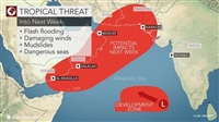الأرصاد تحذر من عاصفة مدارية تتجه شرق مياه خليج عدن
