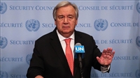 غوتيرش أمام الجمعية العامة للأمم المتحدة : ندعو إلى وقف إطلاق نار دائم في اليمن وفتح الموانئ والمطارات لبدء عملية سياسية شاملة 