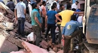 مصر...انهيار مبنى من 5 طوابق في 