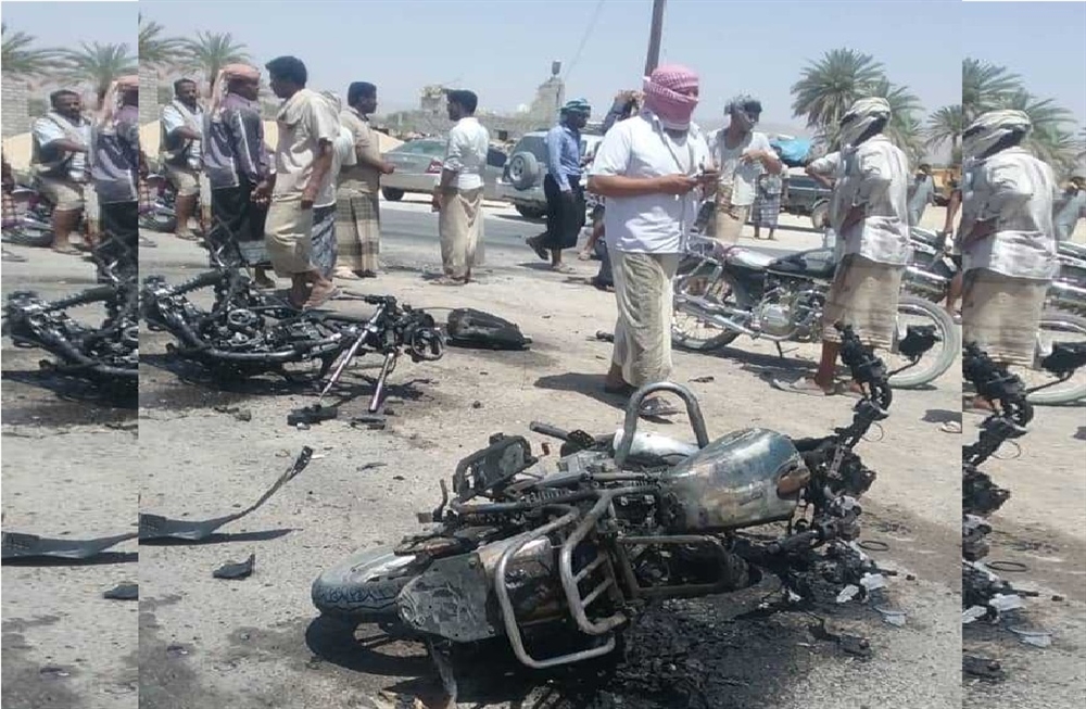 مقتل 5 جنود بانفجار عبوة ناسفة غربي حضرموت
