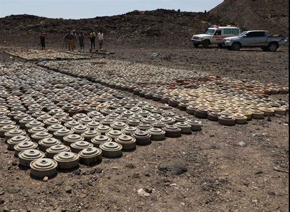 انتزاع 105 لغم زرعها الحوثيون خلال الأسبوع الثاني من يونيو الجاري