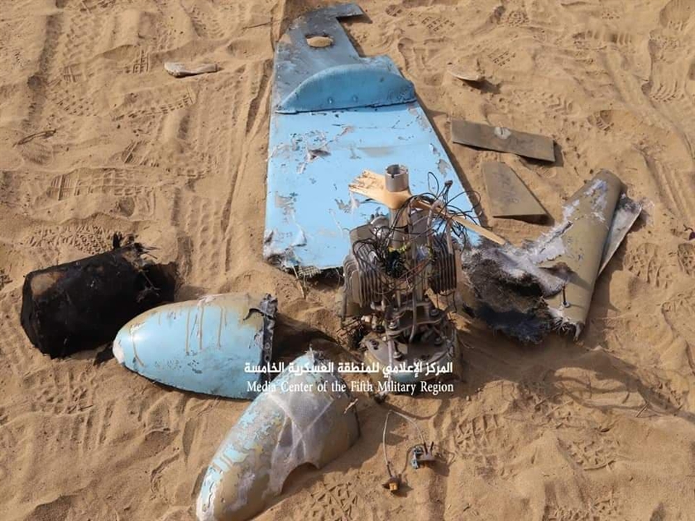 الجيش الوطني يسقط طائرة حوثية متفجرة في قرية آهله بالسكان بحرض