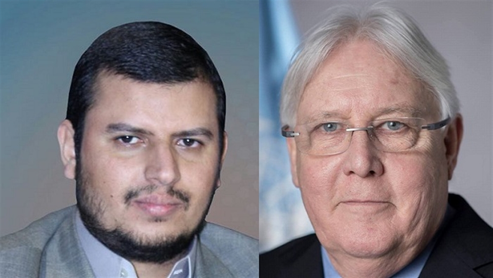 غريفيث يبحث مع زعيم الحوثيين "التهدئة" في اليمن