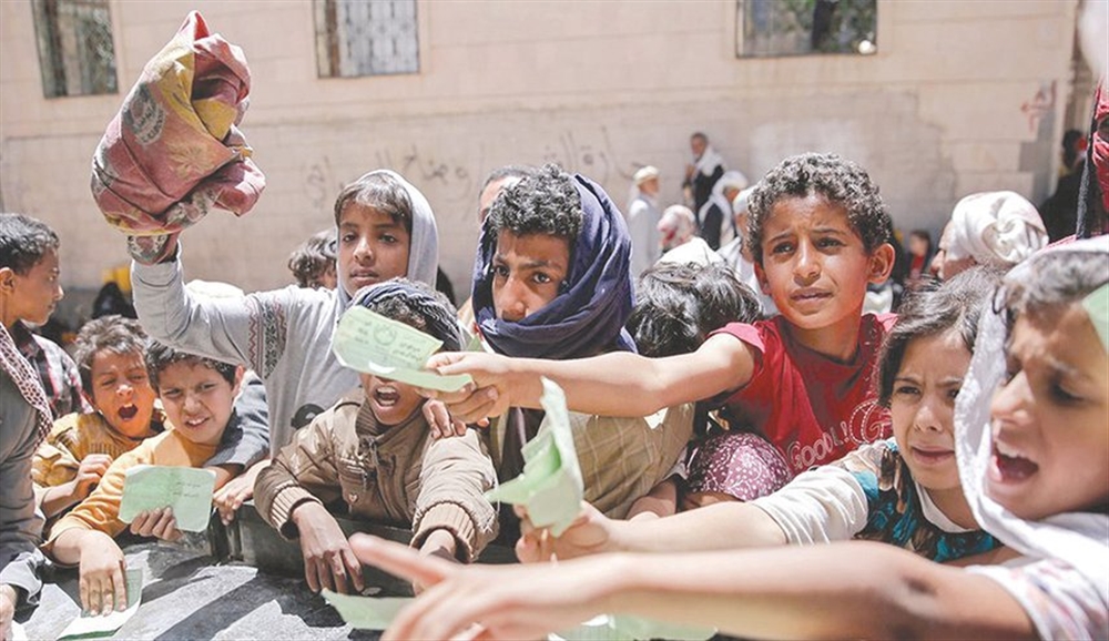 الصليب الأحمر تقول إن 66%  من اليمنين لا يملكون أي طعام