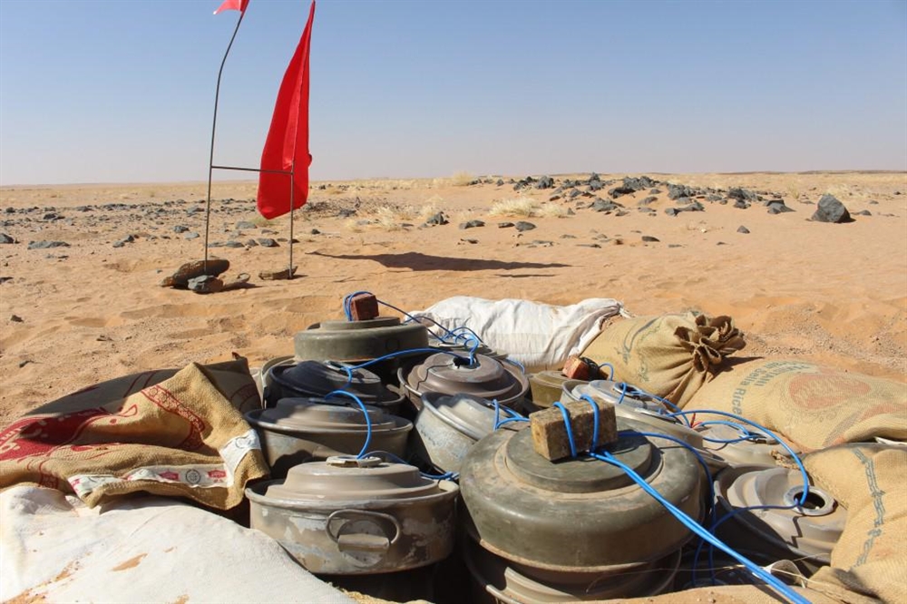 إتلاف 250 لغما زرعها الحوثيون شمالي الجوف