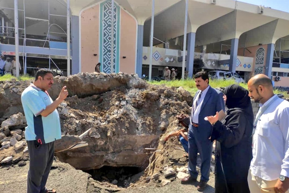 اللجنة الوطنية تحقق في هجوم مطار عدن