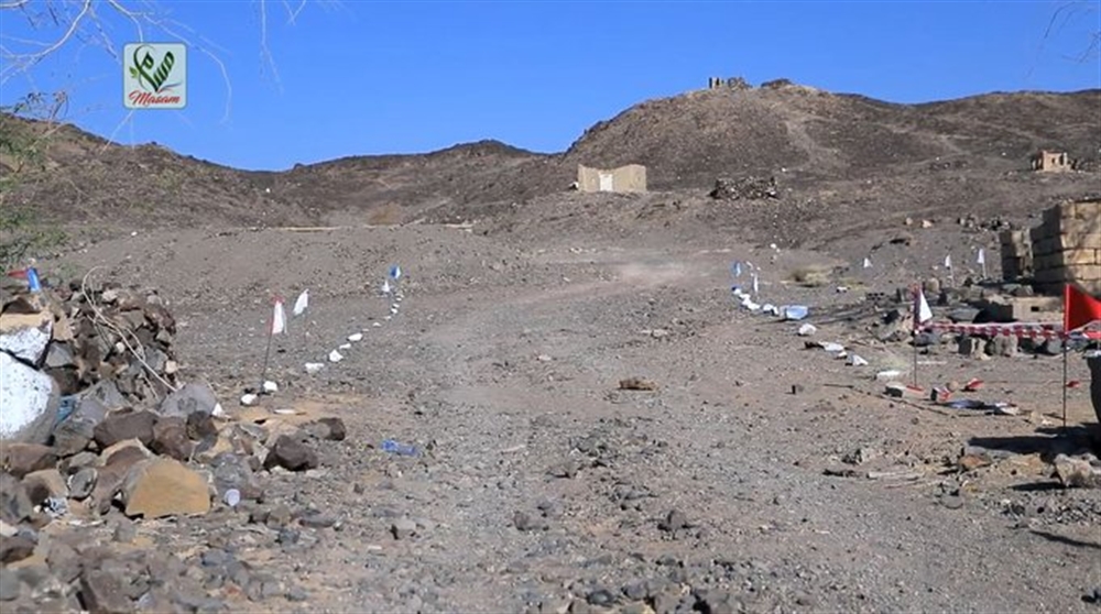 مشروع مسام ينتزع قرابة 6 آلاف لغم حوثي جديد في يناير