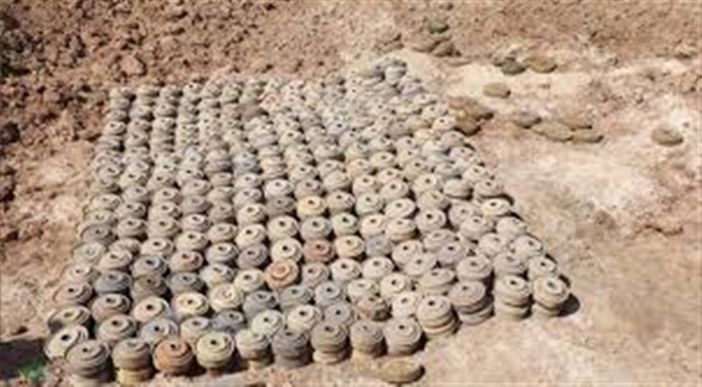 مسام : انتزاع أكثر من 1400 لغم أرضي خلال أسبوع