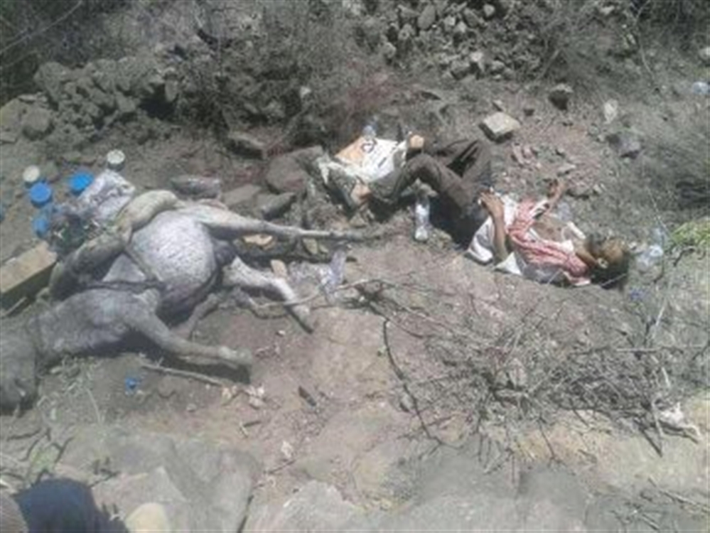 مصدر محلي : مقتل مدني بانفجار لغم حوثي بتعز