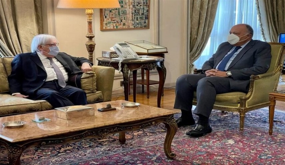 غريفيث يبحث في القاهرة جهود التوصل لحل سياسي مستدام باليمن