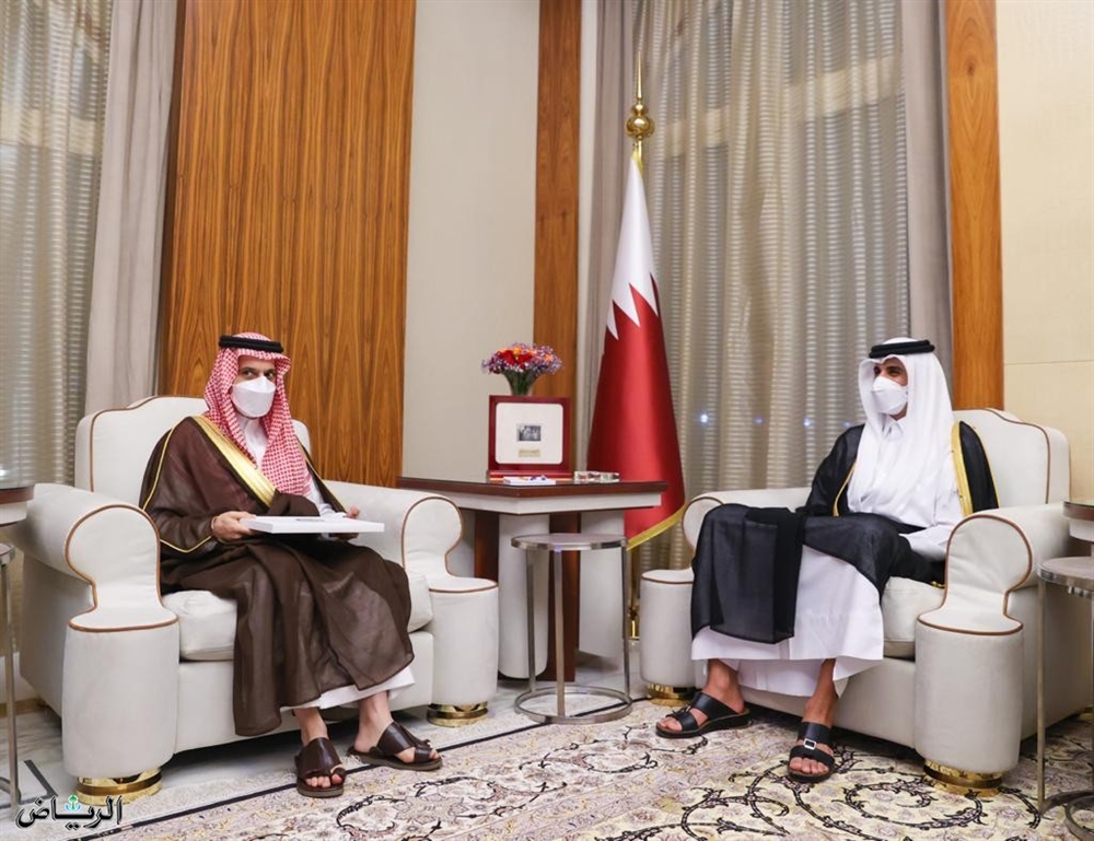 وزير الخارجية السعودية في  قطر بعد يومين من زيارة الخارجية الإيرانية للدوحة