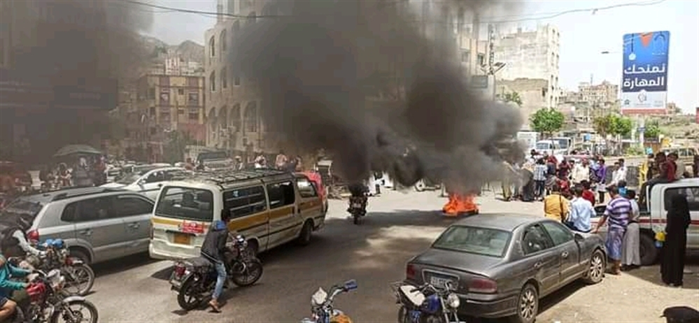 احتجاجات جديدة للجرحى في تعز