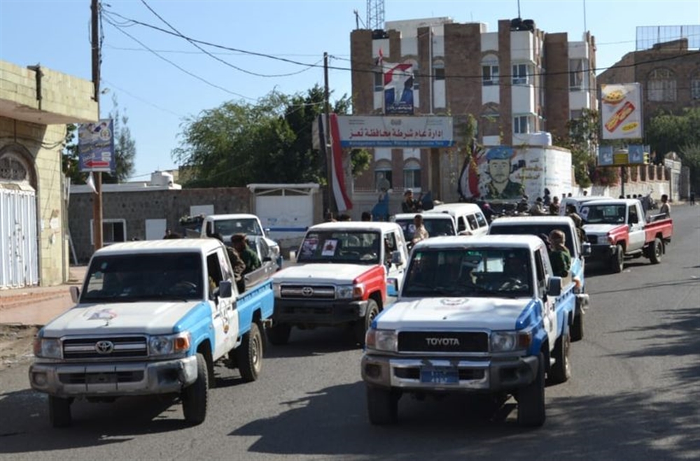 شرطة تعز تعلن القبض على 5 مشتبهين بجريمة قتل
