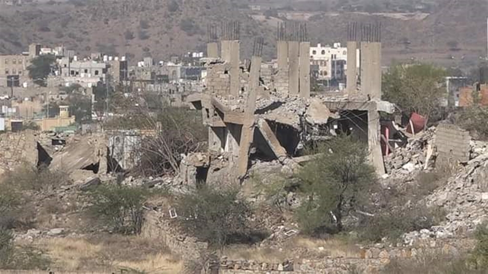 مركز حقوقي: تفجير 16 منزلا في تعز خلال ستة أشهر