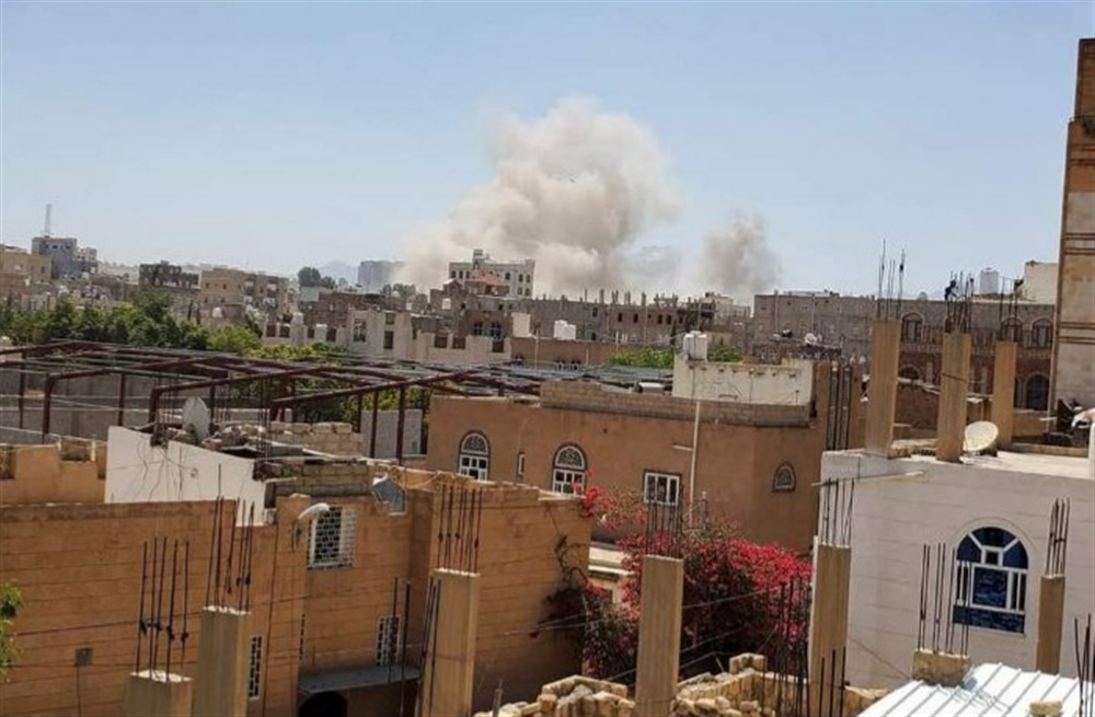 طيران التحالف يشن غارات عنيفة على العاصمة صنعاء