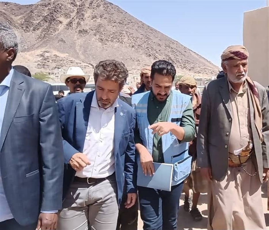 مسؤول أممي كبير يزور مديرية الجوبة جنوب مأرب