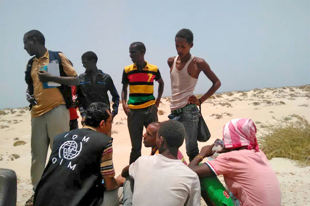 وصول أكثر من 16 ألف مهاجرًا جديدًا إلى اليمن خلال تسعة أشهر