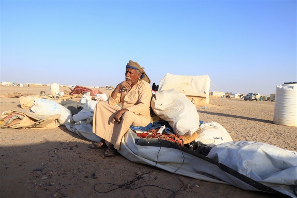 مأرب: تجهيز خمسة مخيمات جديدة لعشرات آلاف المهجرين من جنوبي مأرب