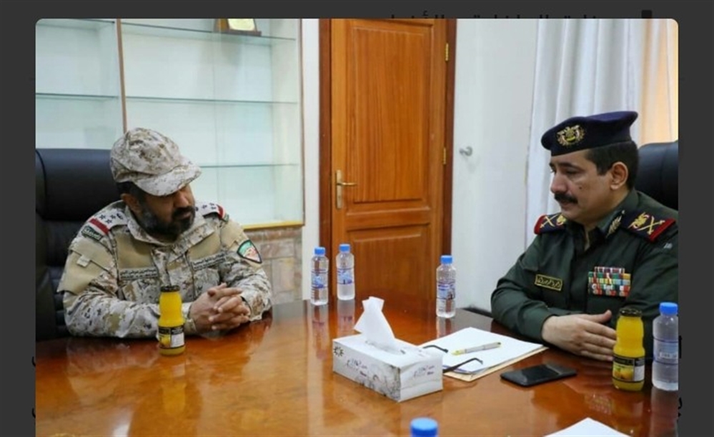 وزير الداخلية يلتقي قائد التحالف بعدن لمناقشة تنفيذ الشق الأمني من اتفاق الرياض