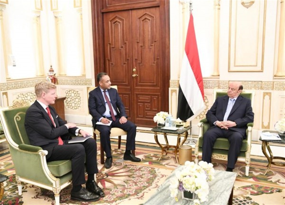 الرئيس يلتقي المبعوث الأممي في الرياض غداة قرار مجلس الأمن