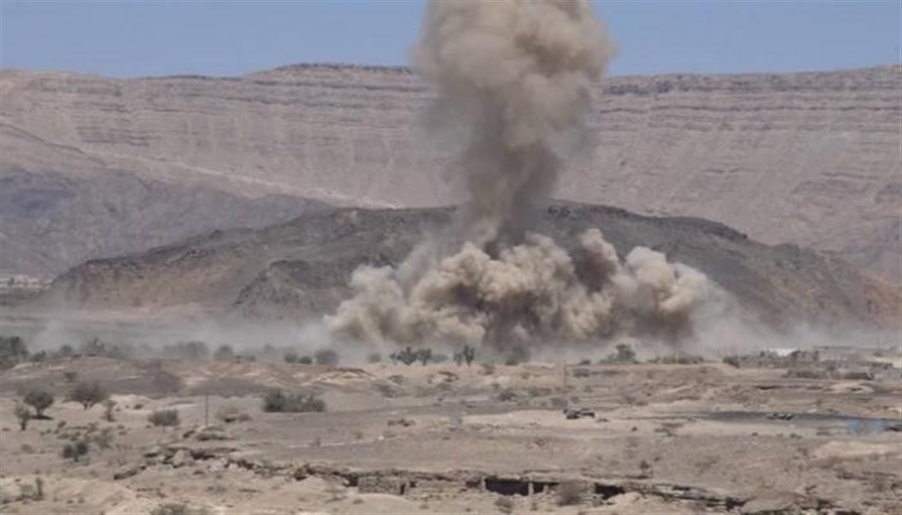 التحالف يستهدف الحوثيين بـ16 غارة في حجة