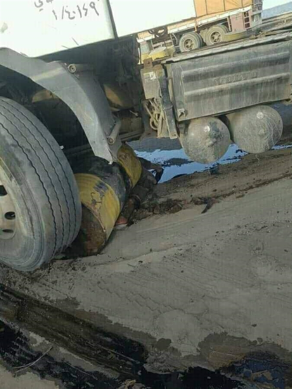 شاحنة تدهس أحد أفراد حراسة ميناء عدن.. تفاصيل