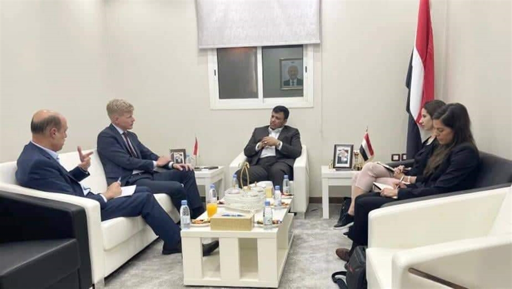 النائب العليمي يبحث مع مبعوث الأمين العام للأمم المتحدة التطورات في الساحة اليمنية