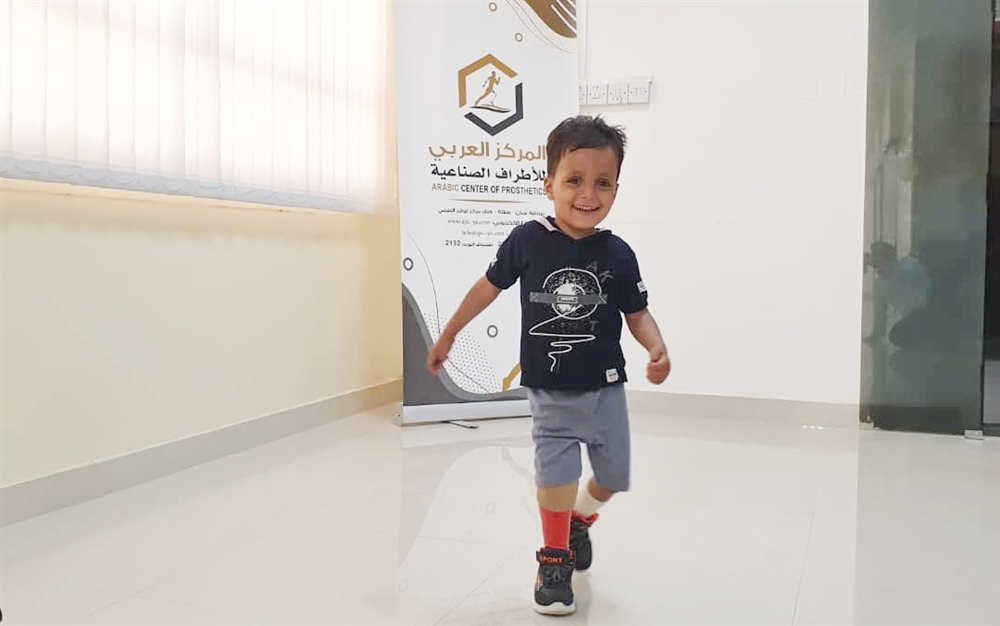 حامد يقاوم الإعاقة بقدم واحدة