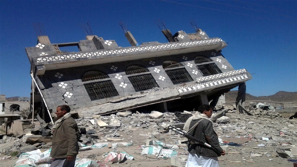 هيئة مدنية تدين تفجير الحوثيين منازل في عمران