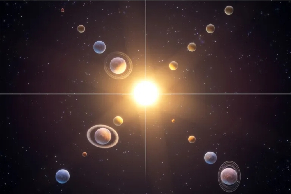 علماء الفلك يكشفون 4 أنماط من الأنظمة الكوكبية في الكون