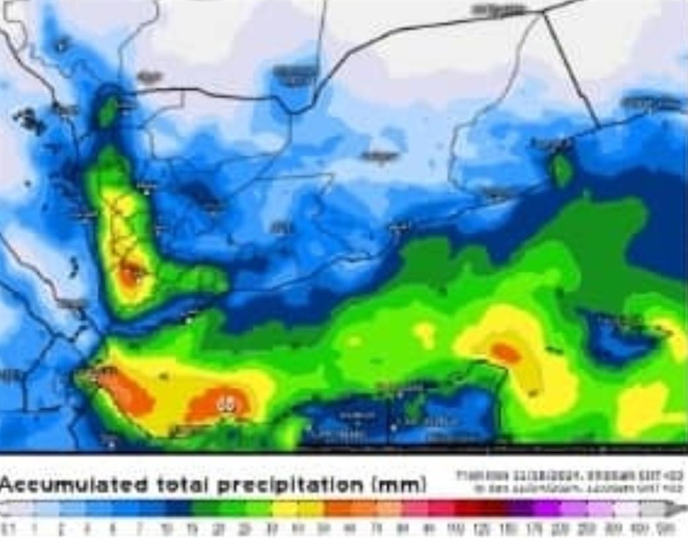مركز التنبؤات يحذر من امتداد تأثير اضطرابات بحرية للسواحل اليمنية