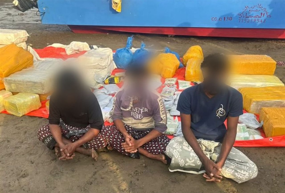 لحج.. الحملة الأمنية تعلن ضبط نصف طن حشيش قرب باب المندب
