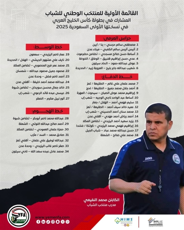منتخب الشباب يبدأ معسكره الداخلي استعداداً لأول مشاركة في كأس الخليج للشباب