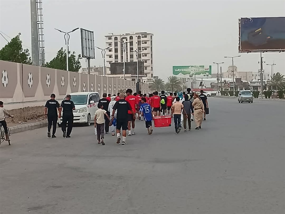 مارب...استياء واسع بعد اقتحام ملعب المنتخب الاولمبي ومنعه من التدريب والاتحاد يطالب بالتحقيق
