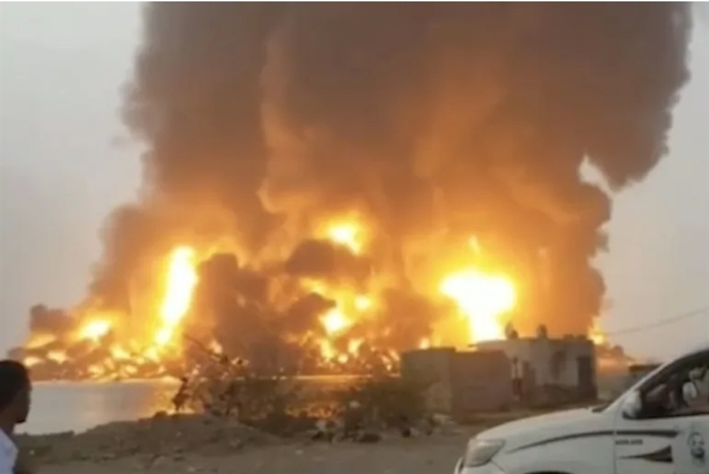 الكيان الاسرائيلي يجدد هجماته على ميناء الحديدة