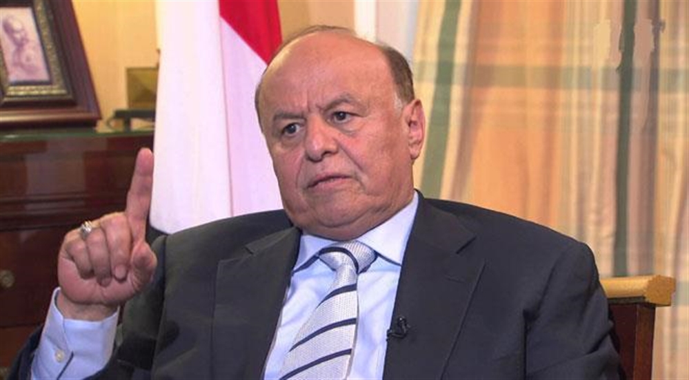 الرئيس هادي يوجه بسرعة حسم معركة البحث الجنائي بعدن