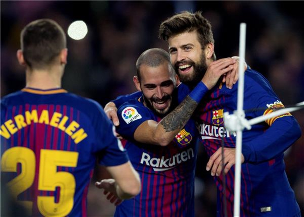 برشلونة يسحق ريال مورسيا بخماسية نظيفة في كأس الملك