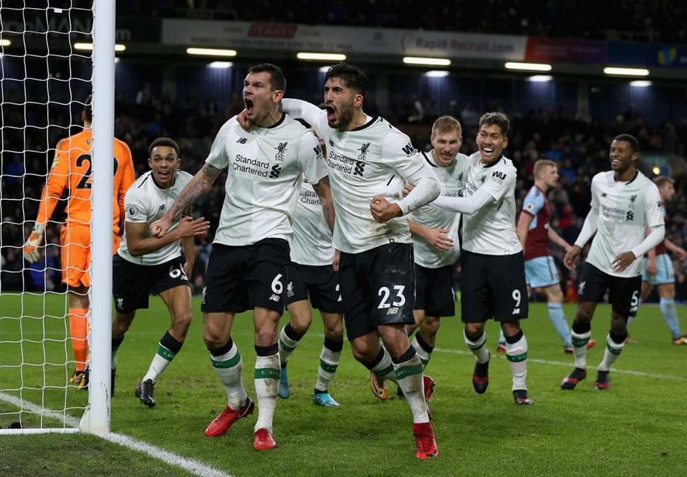 ليفربول يخطف فوزاً قاتلاً من مضيفه بيرنلي بعد مباراة مثيرة