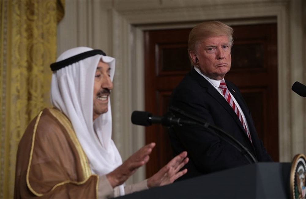 ترامب والصباح يؤكدان "أهمية الحفاظ على وحدة مجلس التعاون"