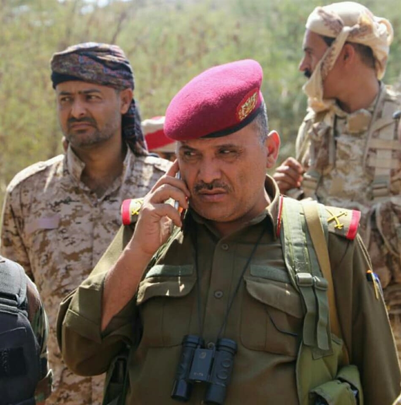 قائد محور تعز يؤكد تقدم الجيش الوطني في عدة جبهات بالمحافظة