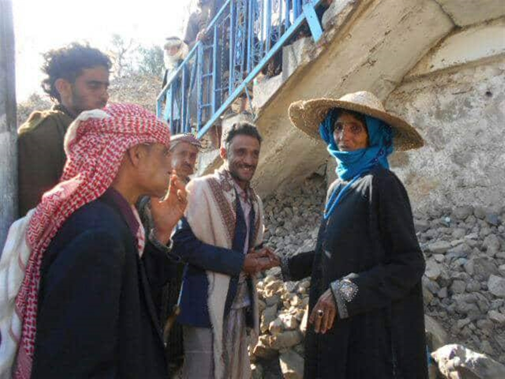 المعافر تودع الشهيد الشدادي بالزغاريد والمشاقر