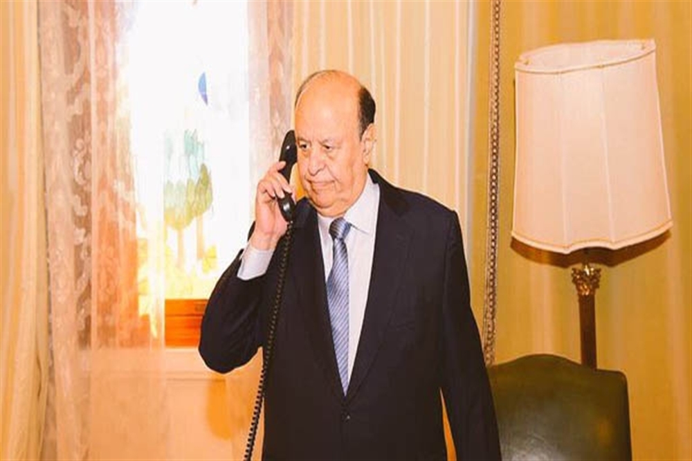 الرئيس هادي: الأعمال الإرهابية لن تثني أبناء شعبنا في الانتصار لإرادتهم