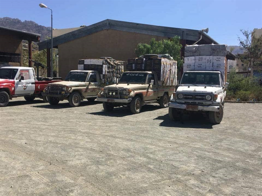 القبض على شحنة سجائر واسلحة مهربة جنوب تعز