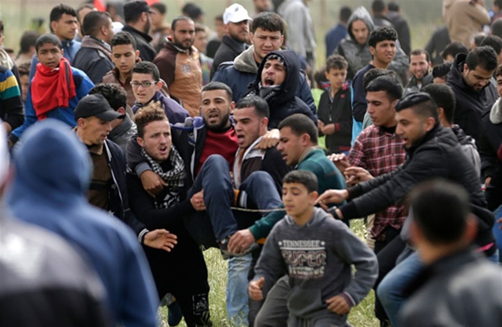 13 شهيدا وأكثر من 1100 جريج برصاص الاحتلال بقطاع غزة