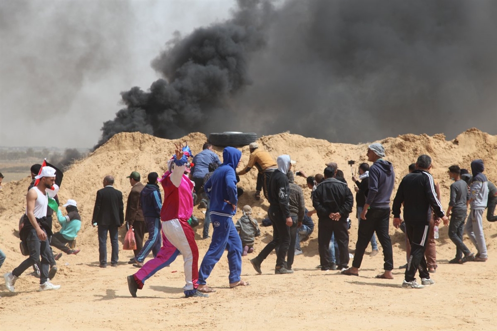 إصابة 360 فلسطيني برصاص جيش الاحتلال الإسرائيلي في غزة