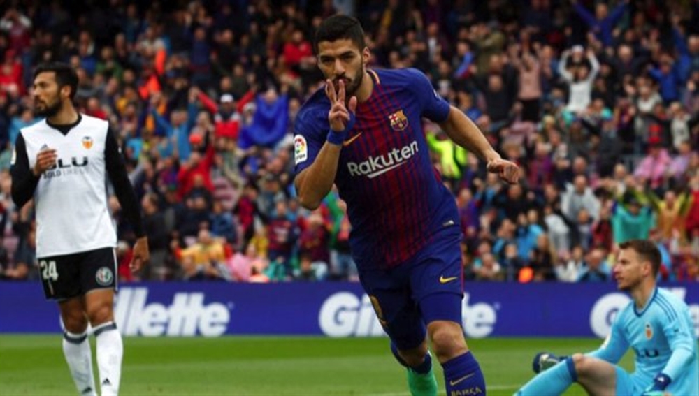برشلونة يتجاوز حاجز فالنسيا بصعوبة في الليجا ..