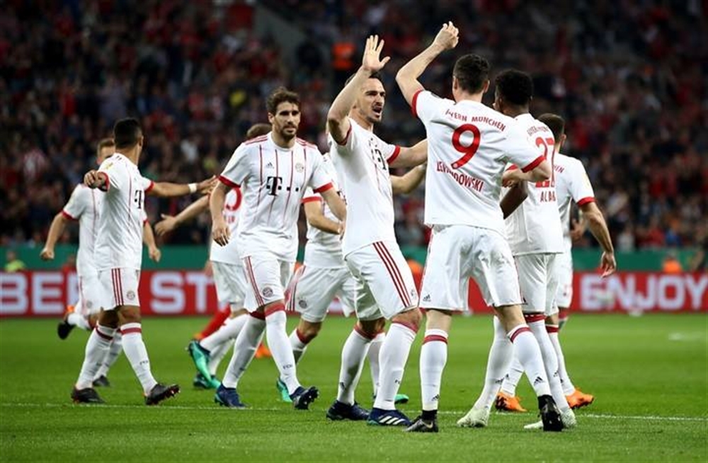 بايرن ميونخ يسحق ليفركوزن بسداسية ويتأهل لنهائي كأس ألمانيا