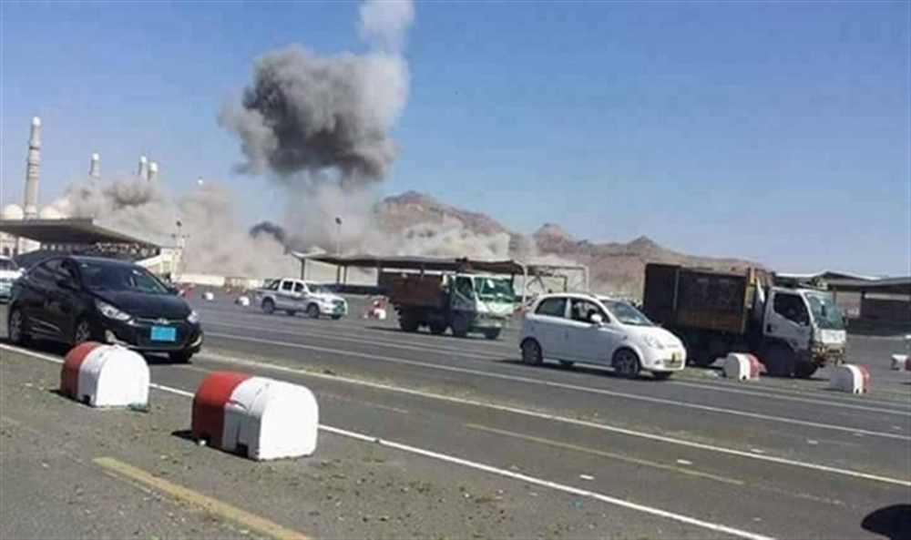بالتزامن مع تشييع "الصماد".. مقاتلات التحالف تقصف مواقع للحوثيين محيط ميدان السبعين