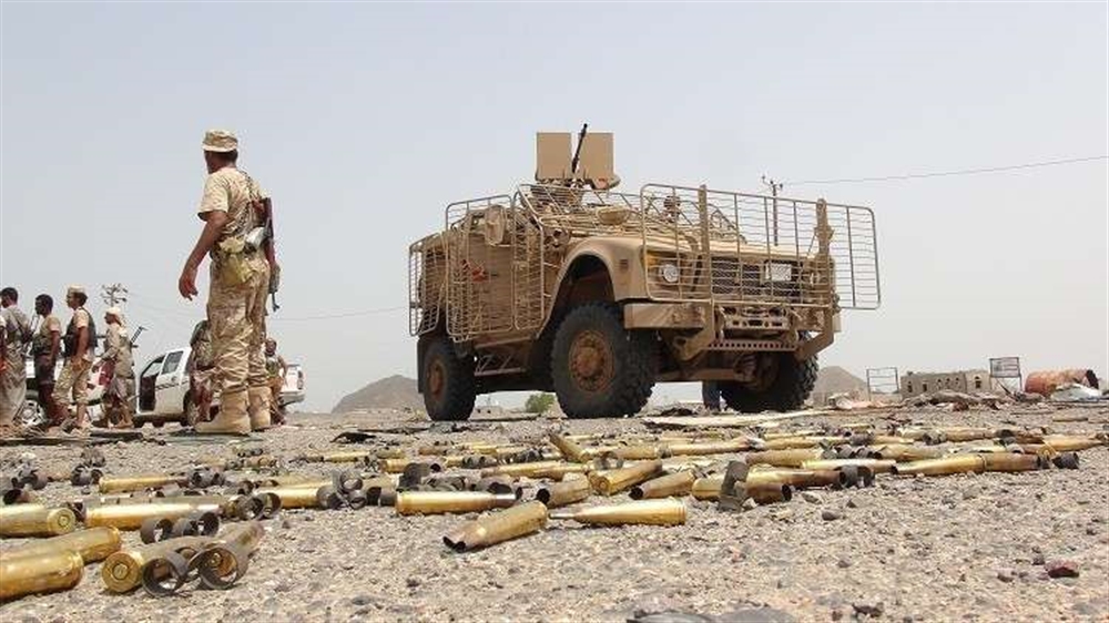 القوات الحكومية تتقدم بإتجاة البرح وتسيطر على عدد من المناطق غربي تعز