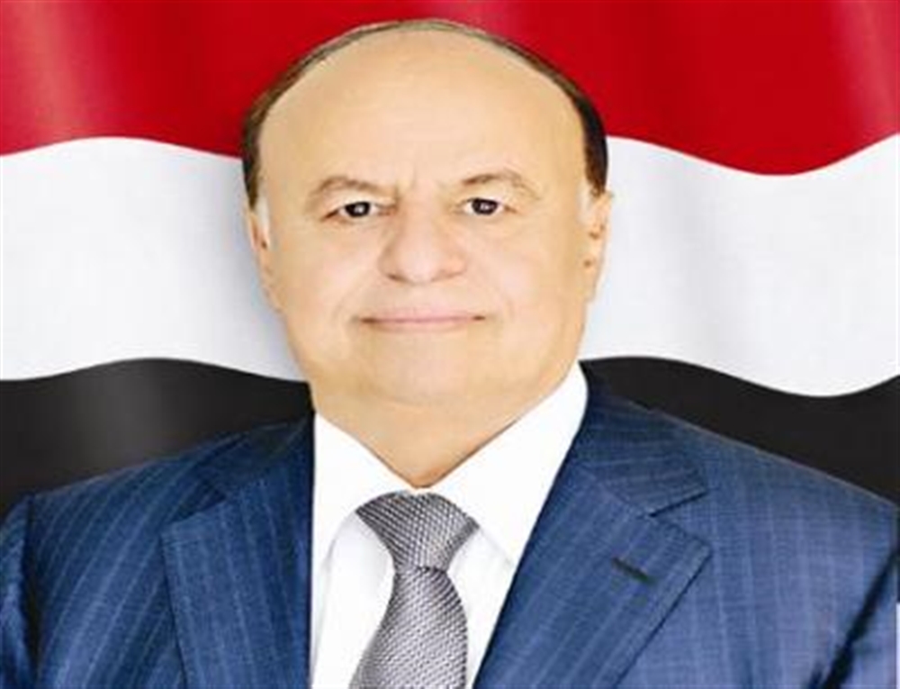 الرئيس هادي: بإعادة تحقيق الوحدة اليمنية تجاوز الشعب رغبة المستعمر والكهنوت